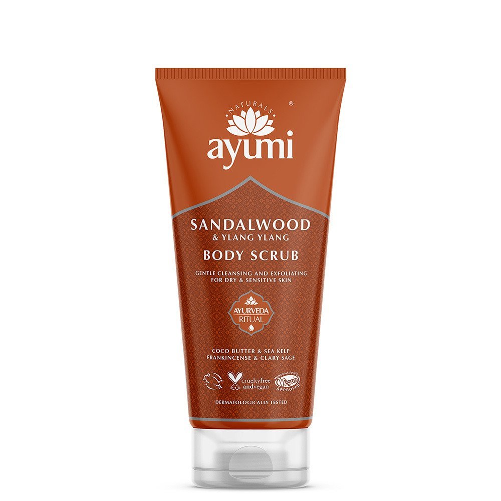 Ayumi, Sandalwood & Ylang Ylang, peeling do ciała, 250 ml