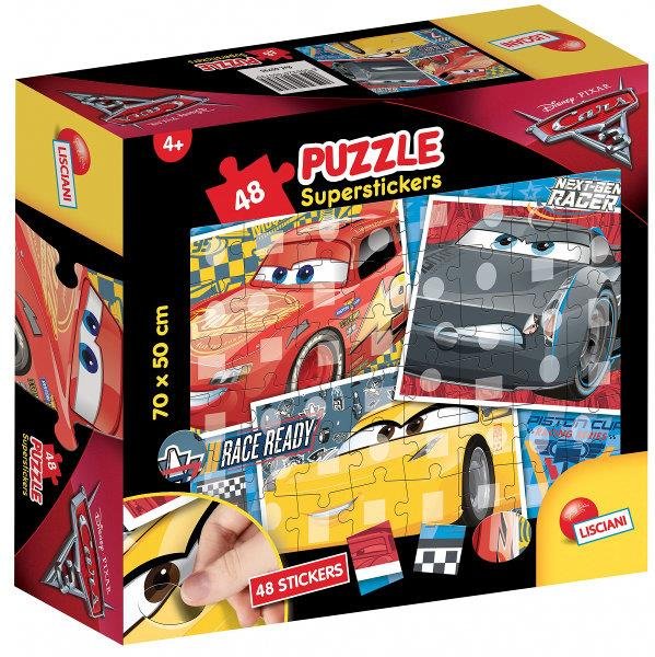 Puzzle Superstickers 48 Auta 3