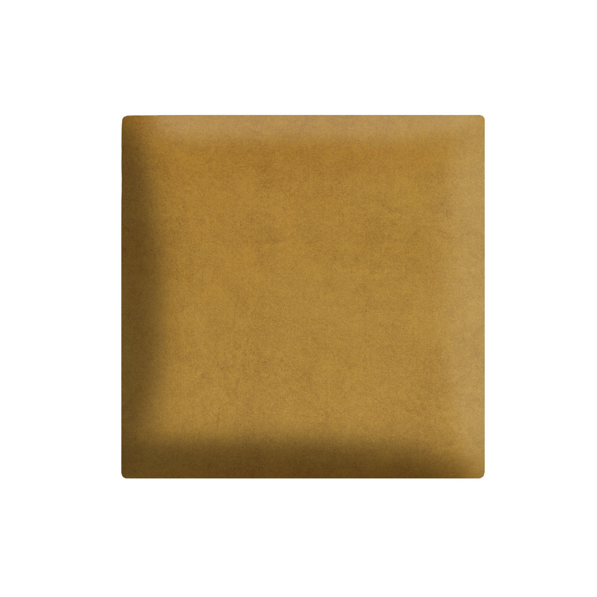 Panel ścienny 30 x 30 cm tapicerowany 3D Wezgłowie w kolorze musztardowym