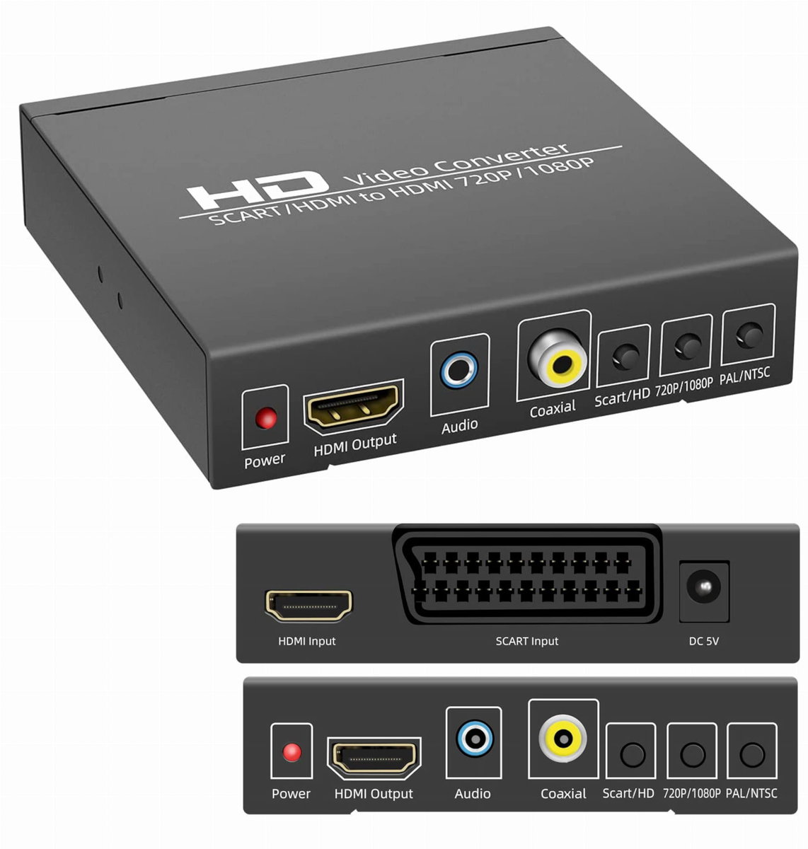 Scart/hdmi na Hdmi Coaxial jack Pal Ntsc Konwerter