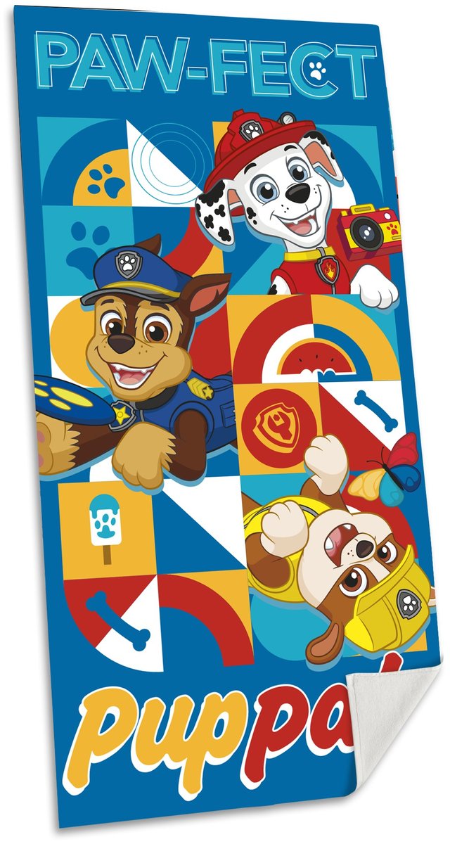 Kids Euroswan, ręcznik plażowy paw patrol 70x140 cm pw19933
