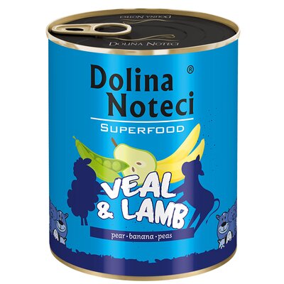 Dolina Noteci Premium SuperFood cielęcina i jagnięcina 400 g