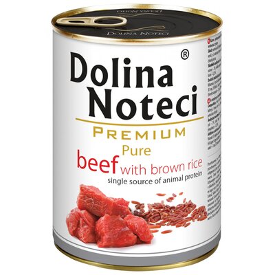 Dolina Noteci PREMIUM PURE WOŁOWINA Z RYŻEM 400 G
