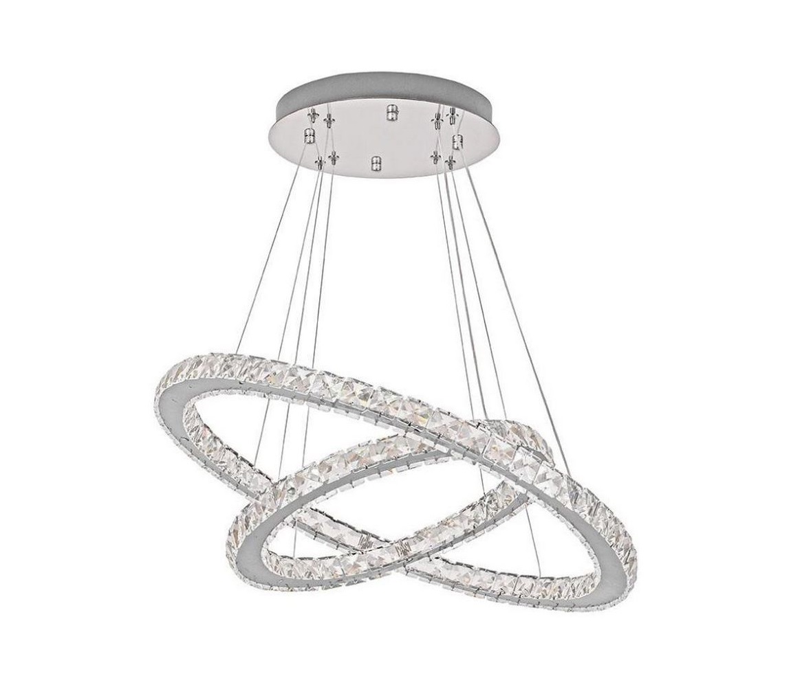 LED Żyrandol ściemnialny na lince LED/115W/230V 3000-6500K srebrny + pilot