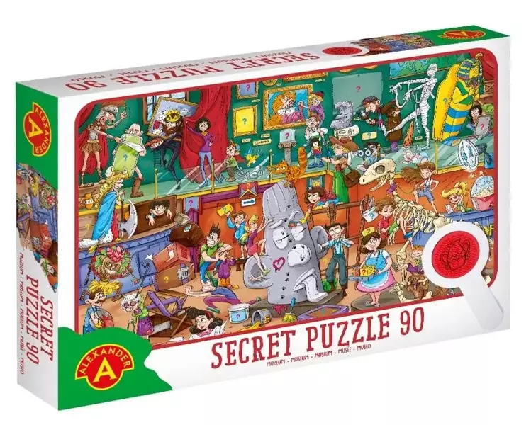 Puzzle 90 obserwacyjne z lupą - Muzeum ALEX - Alexander