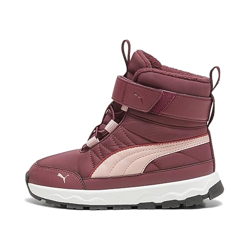 PUMA Buty dziecięce Evolve Ac+ Ps High Boot, uniseks, Dark Jasper Future Pink Astro Red, 31 EU