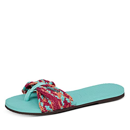 Havaianas Tongs Femme You Saint Tropez Mesh, Japonki Damskie, Niebieski Clair, 41 EU
