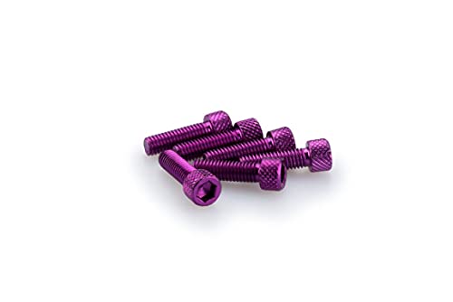 Puig 0364V Blister 6 Śrubokrętów, M6, 20 mm, Kolor Zielony