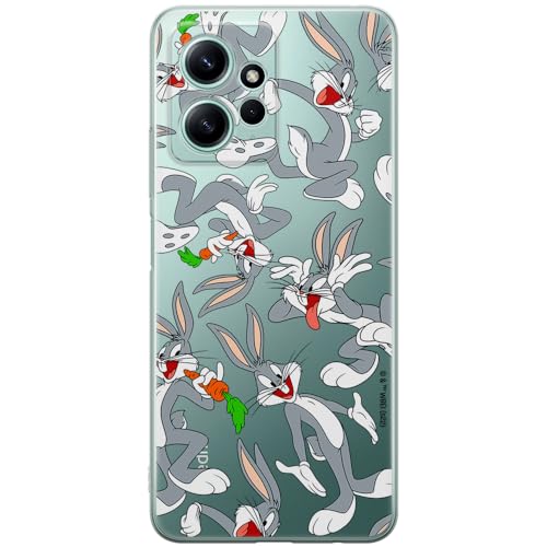 ERT GROUP etui na telefon Xiaomi REDMI NOTE 12 4G, case oryginalny i oficjalnie licencjonowany przez Looney Tunes, wzór Bugs 013, optymalnie dopasowane, plecki z TPU częściowo przeźroczyste