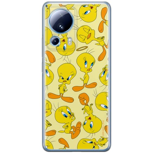 ERT GROUP etui na telefon Xiaomi 13 LITE/CIVI 2, case oryginalny i oficjalnie licencjonowany przez Looney Tunes, wzór Tweety 010, optymalnie dopasowane, plecki z TPU częściowo przeźroczyste