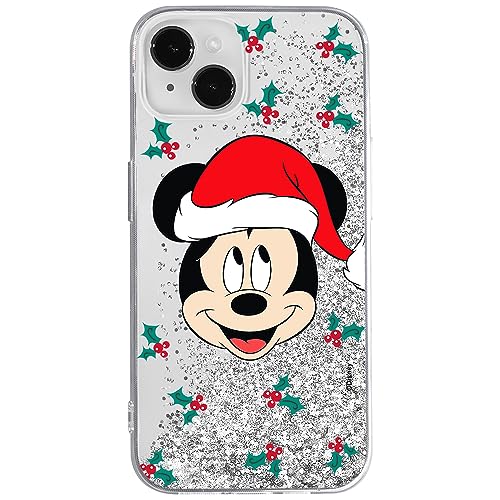 ERT GROUP etui na telefon Apple Iphone 14 PLUS, case oryginalny i oficjalnie licencjonowany przez Disney, wzór Mickey 040, optymalnie dopasowane, z efektem płynnego brokatu