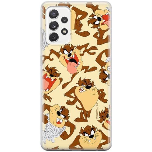 ERT GROUP etui na telefon Samsung A33 5G, case oryginalny i oficjalnie licencjonowany przez Looney Tunes, wzór Tasmanian 005, optymalnie dopasowane, plecki z TPU częściowo przeźroczyste