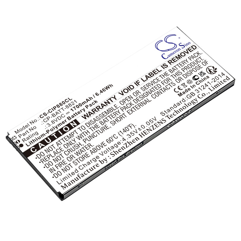 Cisco 8800 / CP-BATT-8821 1700mAh 6.46Wh Li-Polymer 3.8V (Cameron Sino)