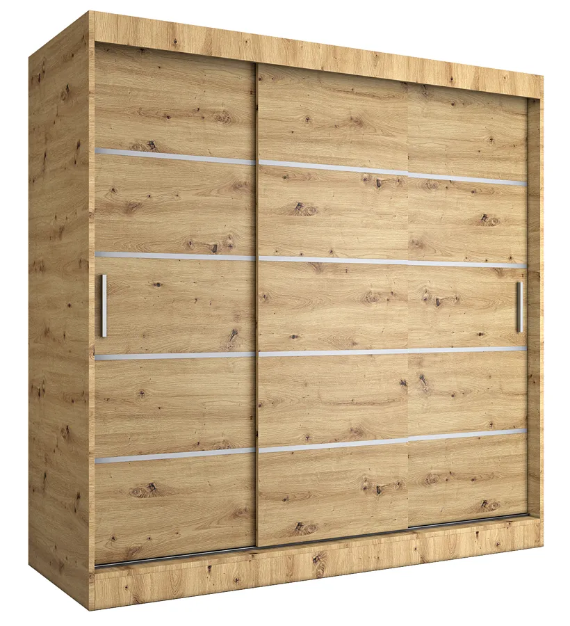 Szafa przesuwna dąb artisan 200 cm D5-H33