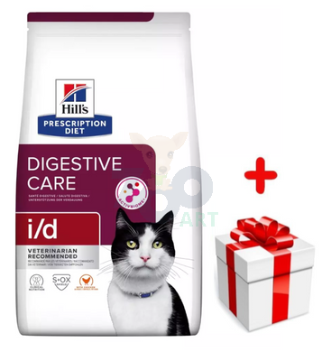 HILL'S PD Prescription Diet Feline i/d 400g + niespodzianka dla kota  GRATIS!