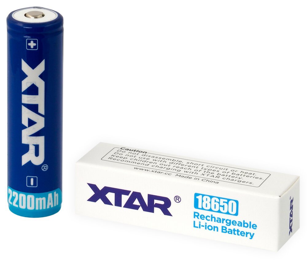 Xtar Akumulator 18650 3,7V Li-ion 2200mAh 8734-977D5