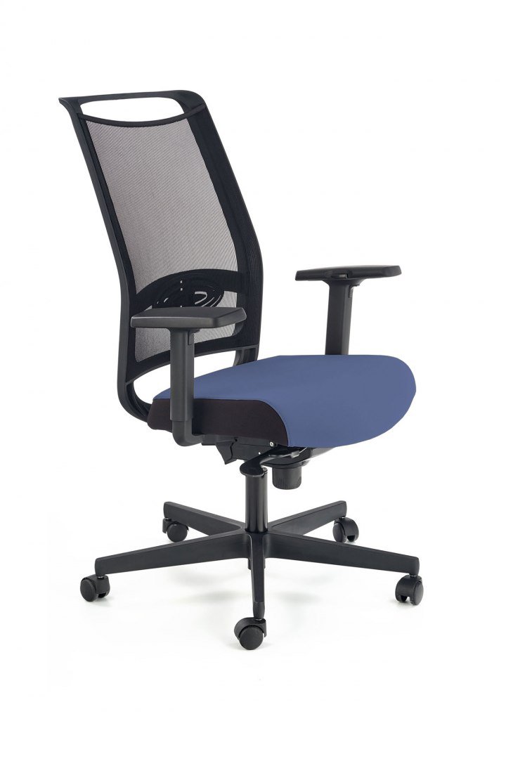 Halmar Fotel ergonomiczny GULIETTA Czarno-niebieski [Wysyłka 2020-11-03] V-NS-GULIETTA-FOT-NIEBIESKI