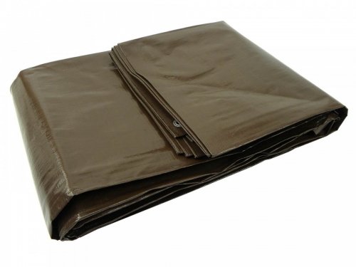 MP-Store 200 G/M Plandeka plandeka z tkaniny plandeka ochronna na brązowo drewnianą plandeka Boots. Do wyboru różne rozmiary. G70722