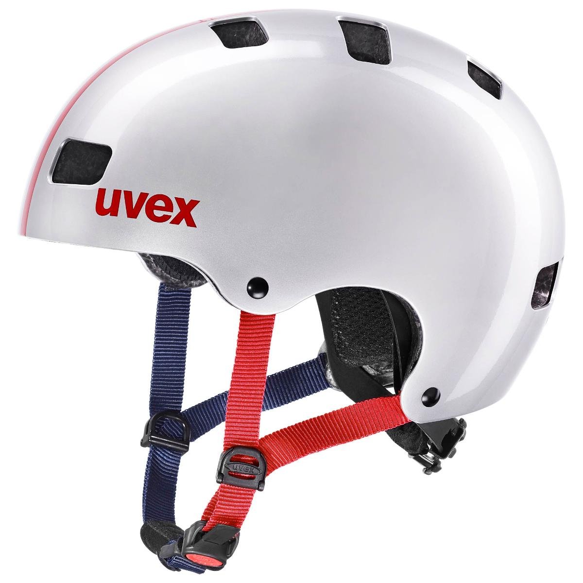 UVEX Kask rowerowy Kid 3 race silver (15) 41/4/819/30/15