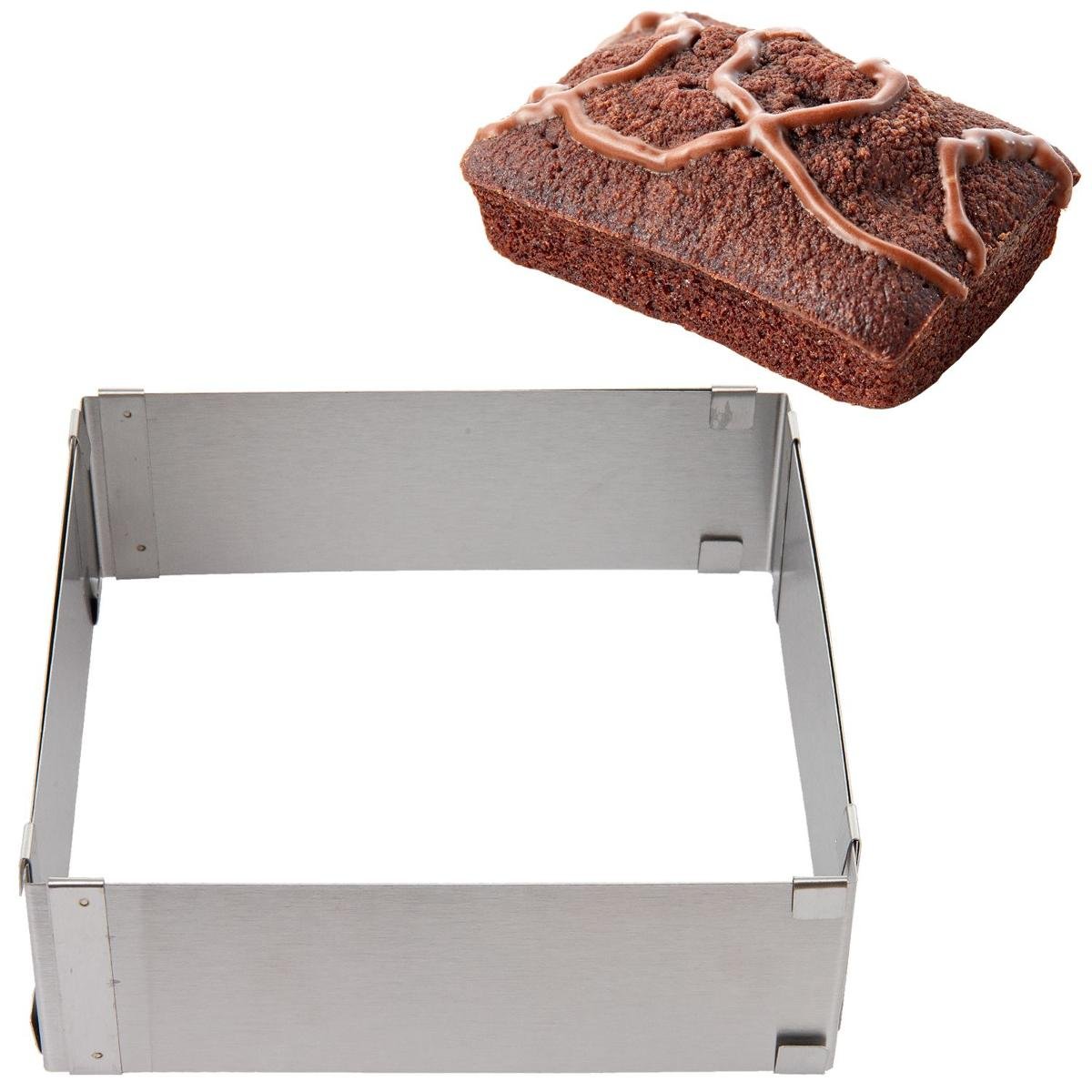 Blacha Forma Regulowana Rant Opaska Do Ciasta Biszkoptu L