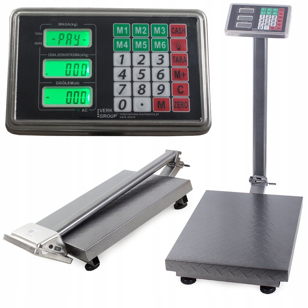 Waga Magazynowa Sklepowa Elektroniczna 100Kg Lcd