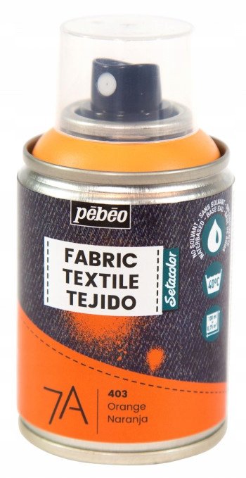 7A SPRAY FARBA DO TKANIN 100ML - ORANGE