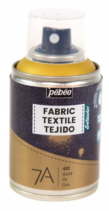 7A SPRAY FARBA DO TKANIN 100ML - GOLD