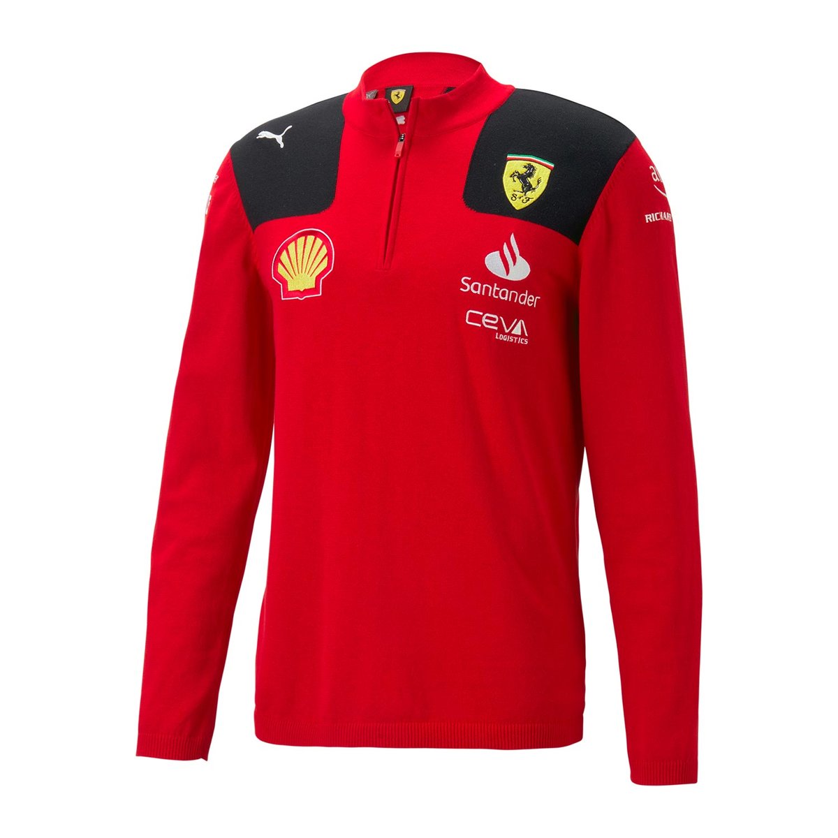 Bluza męska HalfZip Team Ferrari F1 2023