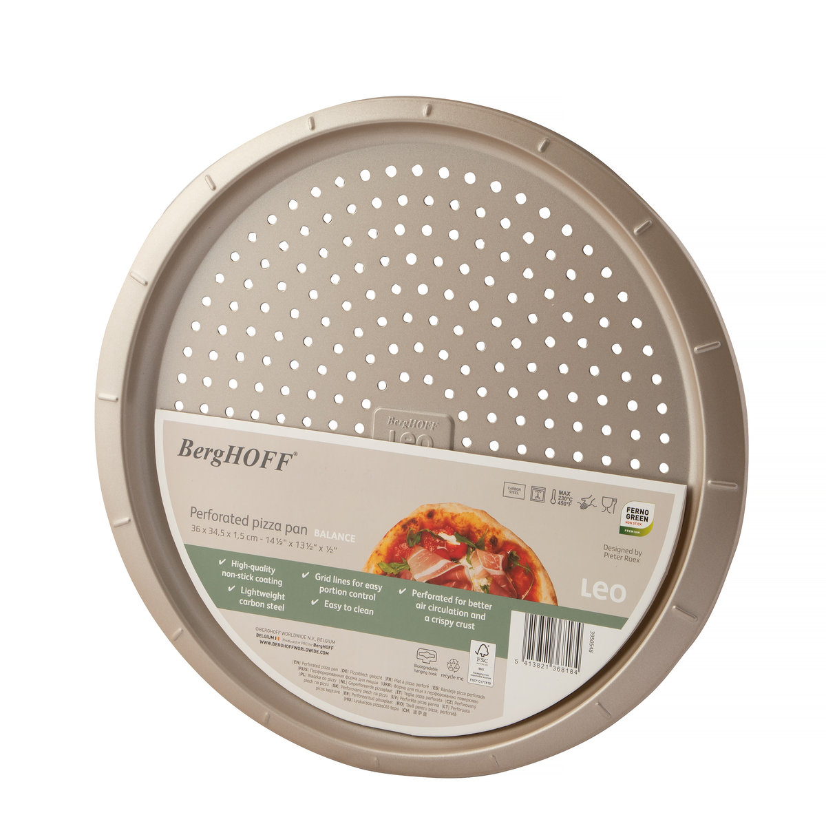 BergHOFF, Perforowana forma do pieczenia pizzy Balance, 32x1,50 cm