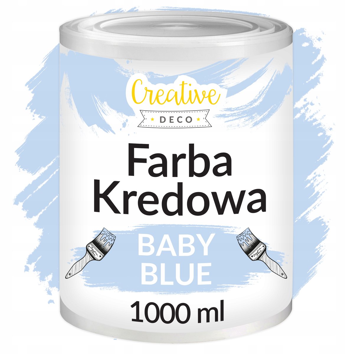 Farba kredowa niebieska do mebli drewna 1000ml