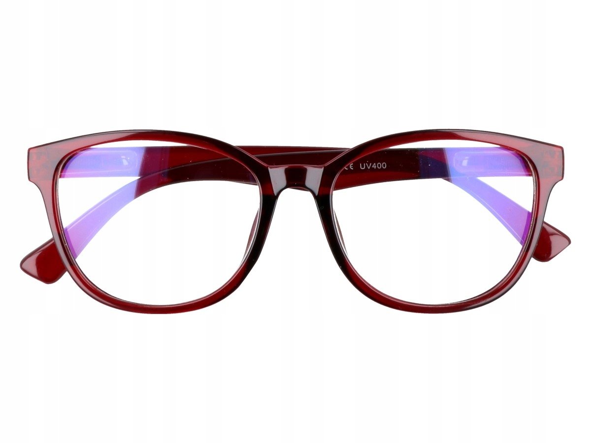 Okulary z Antyrefleksem Zerówki Brązowe Unisex