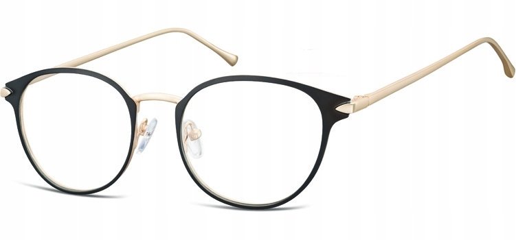 ZERÓWKI okulary OPRAWKI Kocie Okrągłe Korekcyjne