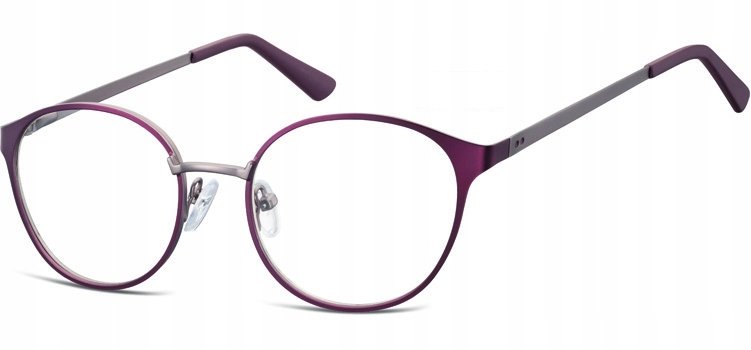 ZERÓWKI okulary OPRAWKI Kocie Okrągłe Korekcyjne