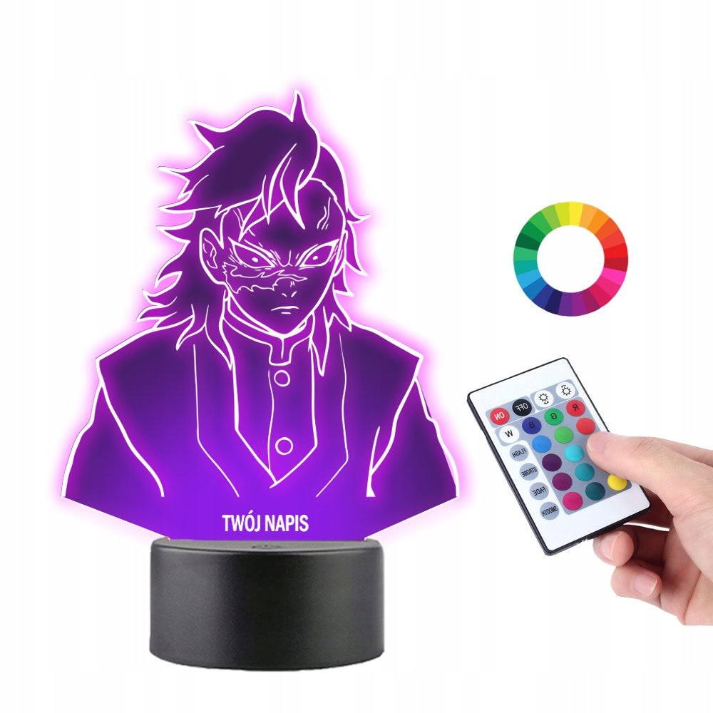 Lampka na Biurko Statuetka Genya Shinazugawa Anime