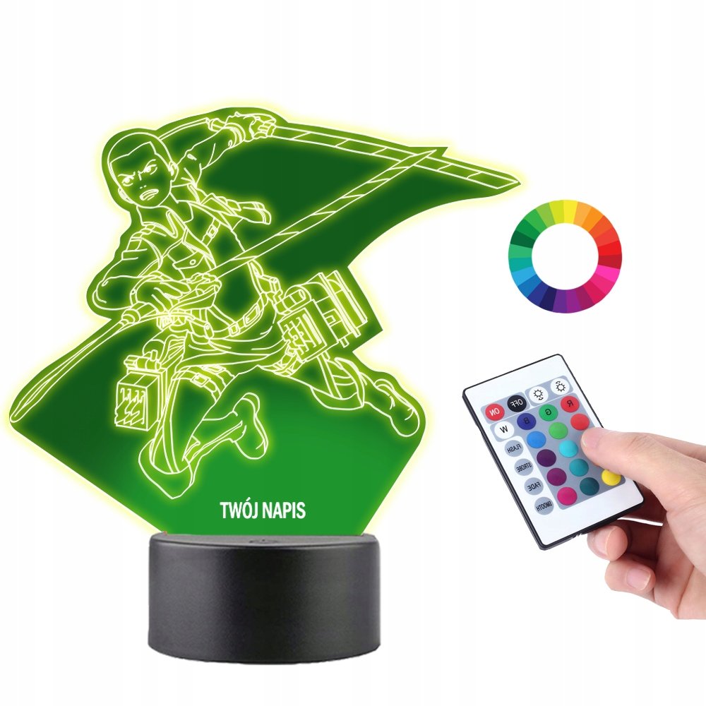 Lampka na Biurko Statuetka Connie Attack on Titan