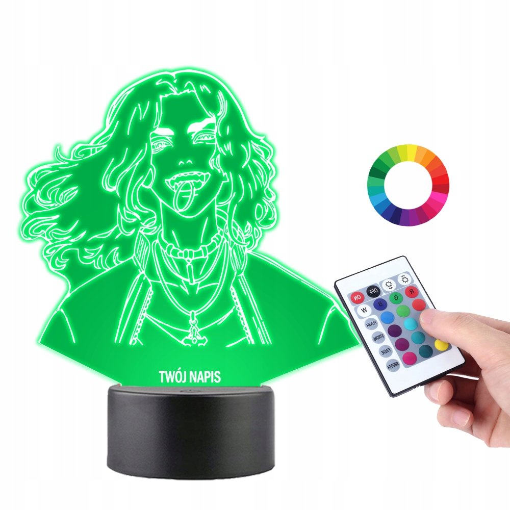 Lampka na Biurko Statuetka 3D Tokyo Revengers Baji