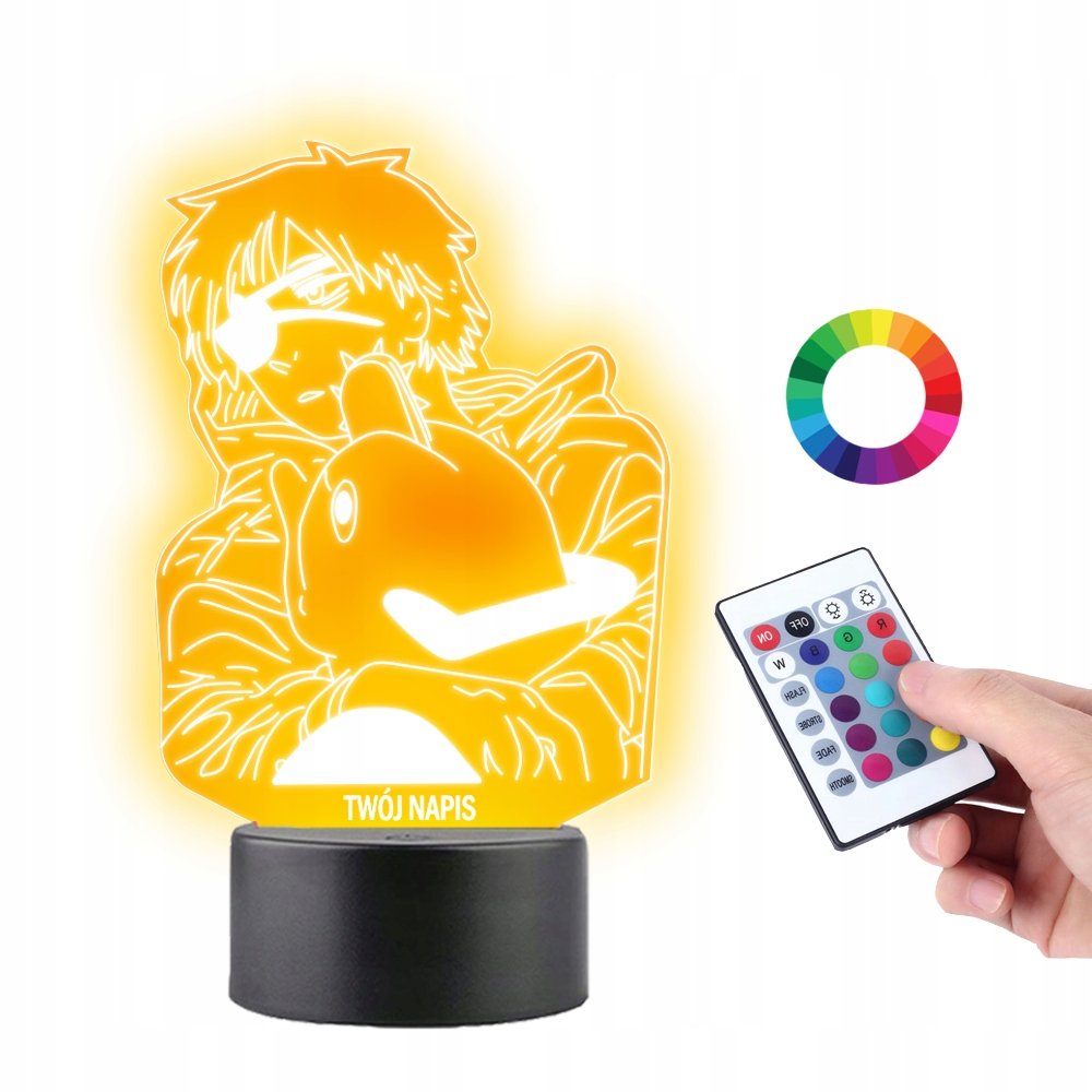 Lampka na Biurko Statuetka Denji Chainsaw Man