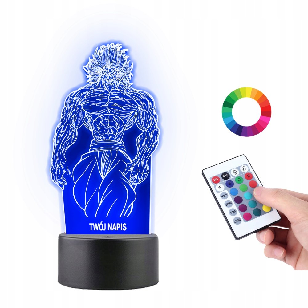 Lampka na Biurko Statuetka Baki Hanma Yujiro