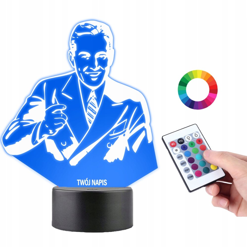 Lampka na Biurko Statuetka Biznesman Sprzedawca