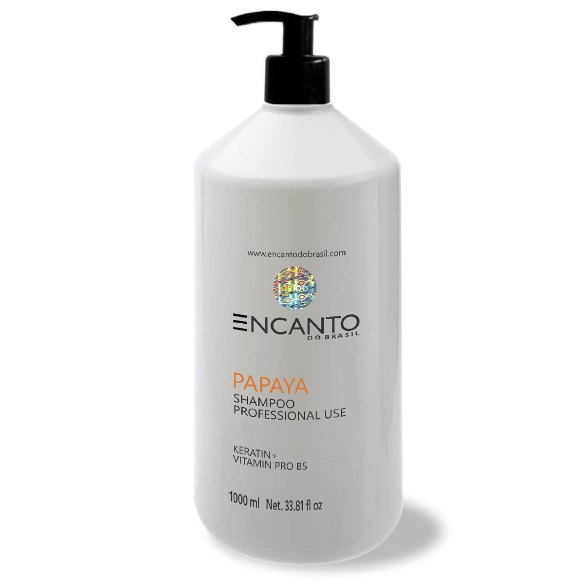 Encanto, Papaya, Szampon do włosów z ekstraktem z papai, 1000 ml