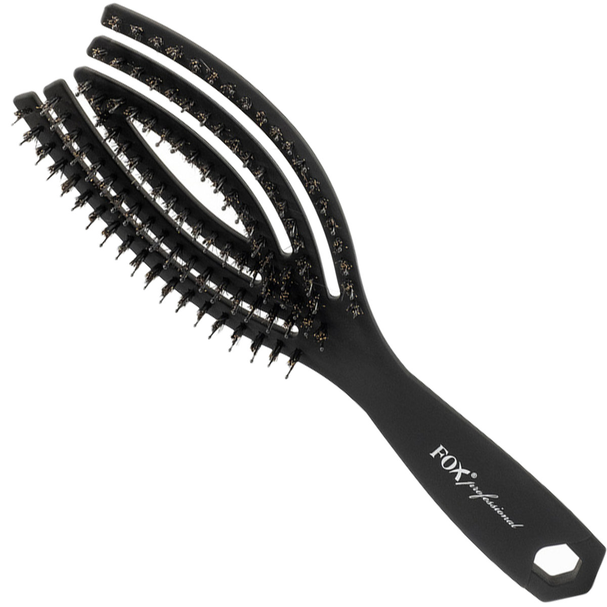 Szczotka do włosów Fox Flex Brush nylon&boar black mat 1509310