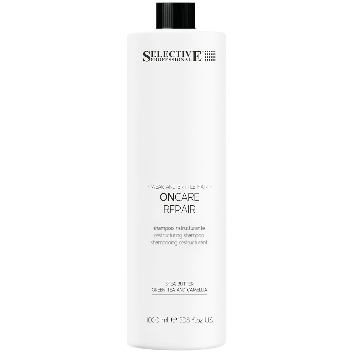 Selective, On Care Repair, Szampon do włosów zniszczonych, 1000 ml