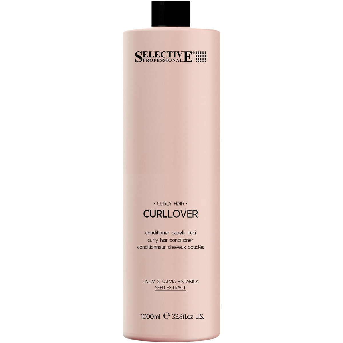 Selective, Curllover, Odżywka do włosów kręconych i falowanych, 1000 ml
