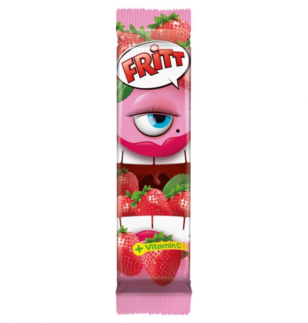 Fritt Chewy Candy - Truskawka 70g 6 listków