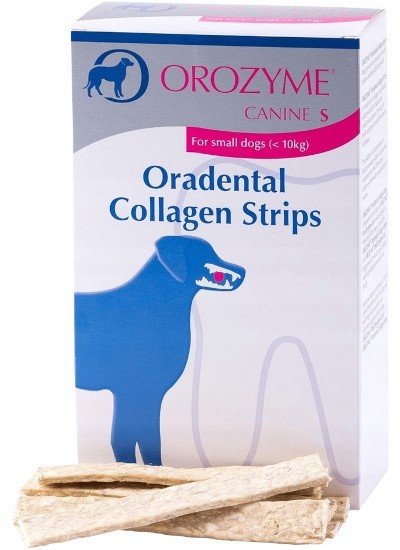 Orozyme dental collagen strips small (s) 224g