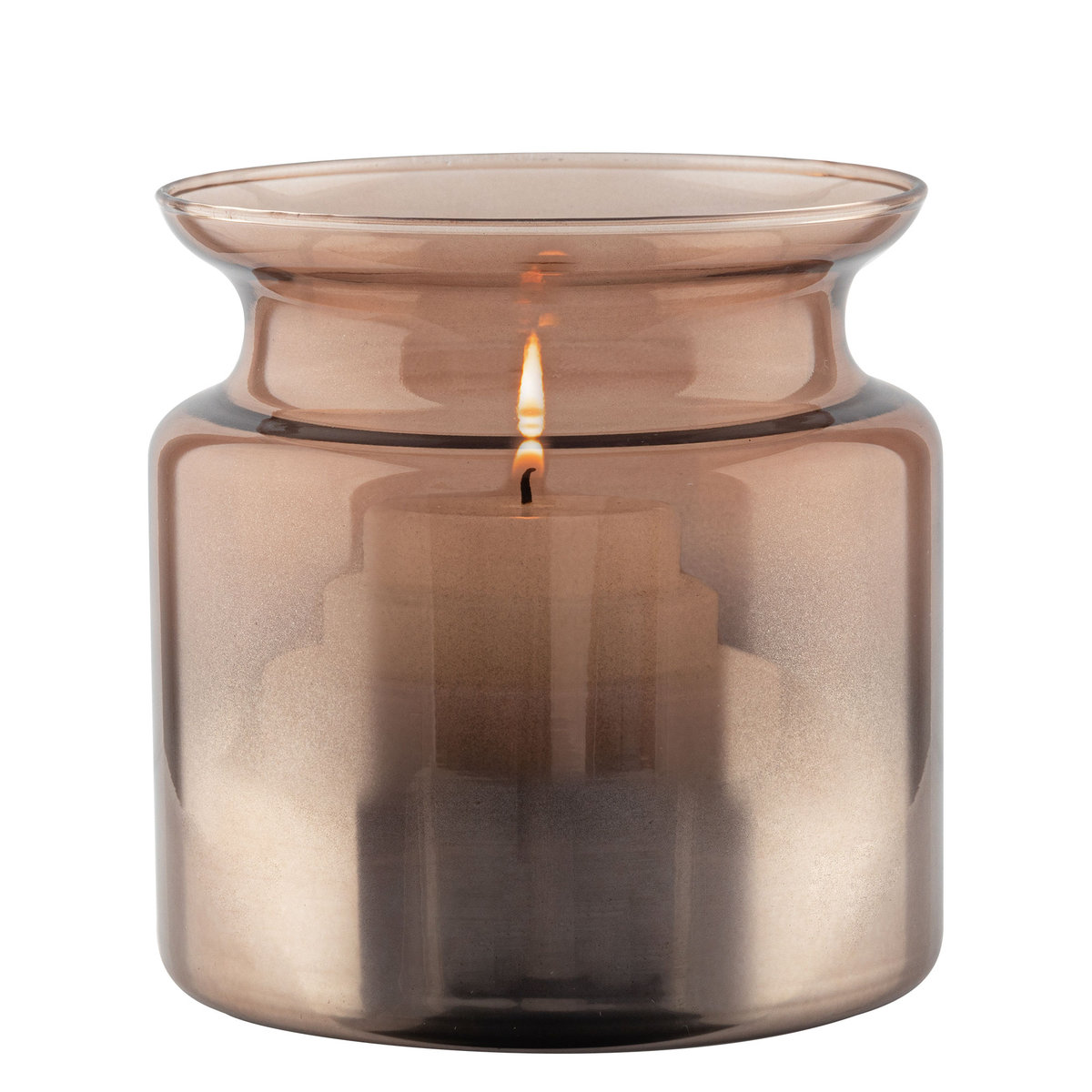 Wazon, słój dekoracyjny Jasmin Rose Gold