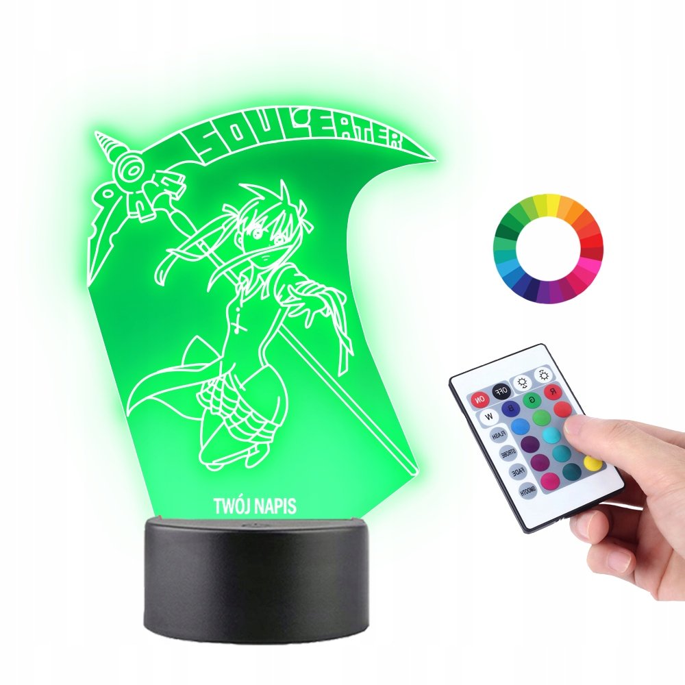 Lampka na Biurko Statuetka Led Anime Soul Eater