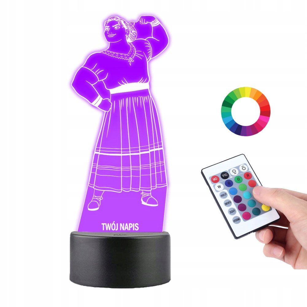 Lampka na Biurko Statuetka Led Bajka Encanto Luisa