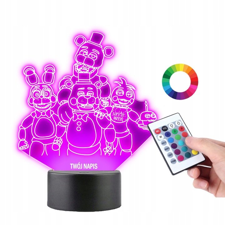 Lampka na Biurko Statuetka Five Night's Freddy's 2