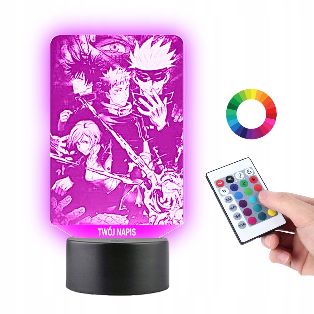 Lampka na Biurko Statuetka Jujutsu Kaisen Postacie